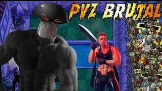 Plants Vs Zombies Brutal Mod X2 скорость на НОЧНОМ БАССЕЙНЕ!