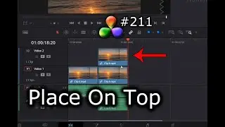 DaVinci Resolve Tutorial: How to Use The Place On Top Function
