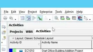 How to Navigate the Main Layout and Tools in Primavera P6