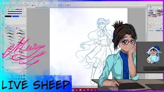 Come Hang Out With Me as I Draw [Live Sheep on the Loose] EP9