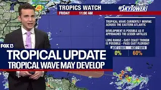 Tropical wave may develop over next week