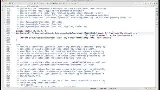 GroupingByConcurrent Method of Stream API Video 53