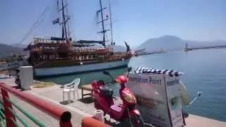 Alanya: Harbour Street, Tour Boats, Summer 2015