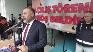 YENİ KÜTÜPHANENİN  AÇILIŞINA GİTTİM  .