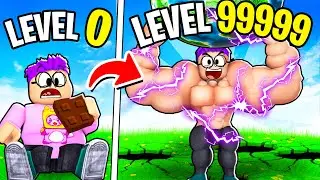 We Became The STRONGEST PLAYER In ROBLOX GYM LEAGUE!? (MAX LEVEL NOOB To PRO!)