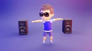 Kid Dancer | 3D Character dances to Once Was by Kwon - [Blender 3D Animation]