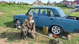 Покос травы как бизнес. Купил ВАЗ 2107
