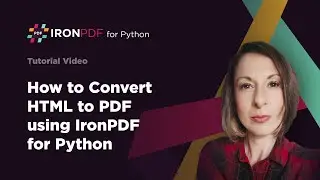 How to Convert HTML to PDF using IronPDF for Python