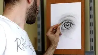 How to Draw a Realistic Eye / video art / Искусство