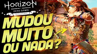 HORIZON ZERO DAWN REMASTER GANHA VIDEO COMPARATIVO ENORME!!! FICOU BRABO MESMO OU É CONVERSA?