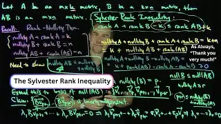 The Sylvester Rank Inequality