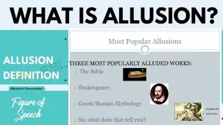 Allusion(Literary Device) explain in Hindi for PGT/NET/MA/BA English Literature