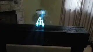 Hatsune Miku Hologram Projection On A Fog Screen