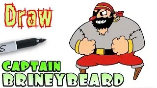 How to Draw Captain Brineybeard | Cuphead