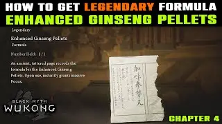 LEGENDARY FORMULA: Enhanced Ginseng Pellets Location Guide | Black Myth Wukong | Chapter 4