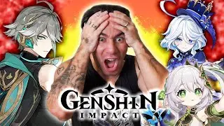 NEW PLAYER Reacts to EVERY Genshin Impact Character Demo #2