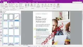ICONS Infocom: Add watermarks to PDF documents with Kofax Power PDF (formerly Nuance Power PDF)
