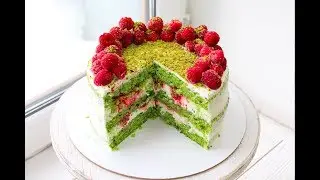 ИЗУМРУДНЫЙ ТОРТ из ШПИНАТА  /  SPINACH CAKE