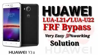 How To Remove Huawei Google Account Y3ii | Huawei LUA-U22 Frp Bypass | Huawei LUA-L21 Bypass FRP