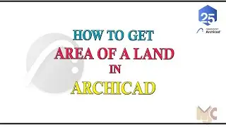 Area of land in Archicad