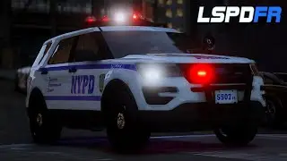 NYPD responding Code 3 | GTA 5 LSPDFR | Short