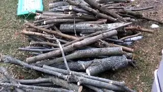 Processing Small Firewood - Efficient and Clean