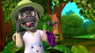Laaloo Langur | Hindi Rhymes for Children | Infobells
