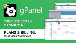 gPanel: How to set up Plans and Billing