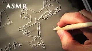 ASMR Egyptian Hieroglyphs Carving on Wax Tablet | 1 hour Soft Spoken