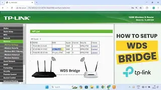 WDS Bridge Setup for TP-Link Wireless Router [TL-WR740N]