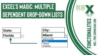 Excel's Magic: Multiple Dependent Dropdown Lists