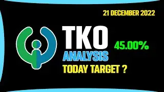 TKO price prediction, 45% profit Again ? Toko price prediction | Crypto Signals 21 December 2022