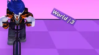 Getting to World 3!!! ( Roblox Obby But Your on a Bike)