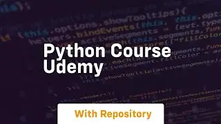 python course udemy