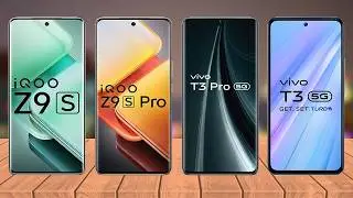 iQOO Z9s Vs iQOO Z9s Pro Vs vivo T3 Pro Vs vivo T3 - Full Comparison ⚡