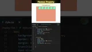 Flexbox Property. #html #css #javascript #tutorial #project #shorts