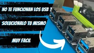 ✅ No me funcionan los usb del ordenador, Reparación de placa base de PC ✅