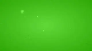 Green Screen Moving Particles