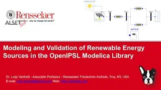 Modeling and Validation of Renewable Energy Sources in the OpenIPSL Modelica Library - In Spanish