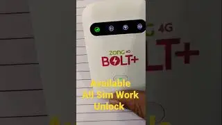 Zong Device Available Unlock All Sim Work