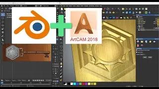 How to make relief in Blender 2.9 and tool path in ArtCAM 2018