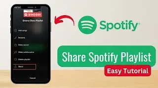 How to share your Spotify Playlist - Easy Tutorial