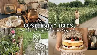 Cosy, Rainy Days: Summer Baking, Time-Old Tale, Litha | English Countryside Slow Living Vlog