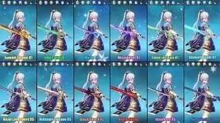 Ayaka: Weapons Comparison | Genshin Impact