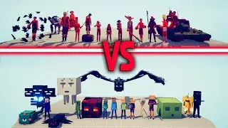 MINECRAFT Team vs LEGACY Team - Totally Accurate Battle Simulator TABS