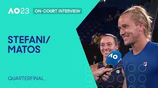 Stefani/Matos On-Court Interview | Australian Open 2023 Quarterfinal