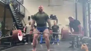 Hafthor Bjornsson - Deadlift elephant bar 455 kg x 2 reps