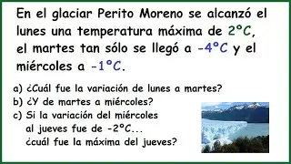 Problemas de Temperatura con Números Enteros