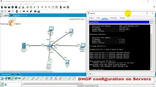 Configuring DHCP Service on a generic SERVER in Packet Tracer | Technical Hakim #DhcpConfiguration