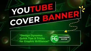 How to create a YouTube channel cover banner in Photoshop | Step by Step-by-step guide